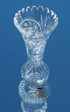 Dresden Kristall Vase Blumen