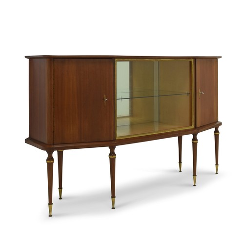 Mid century vitrinen sideboard - mid-century, vitrinen-sideboard