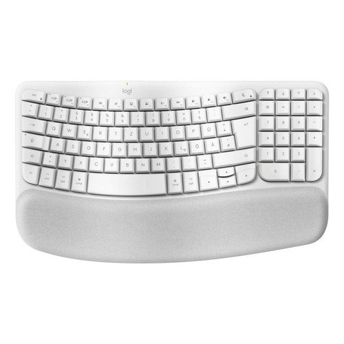 Logitech wave keys weiß - wave, rf