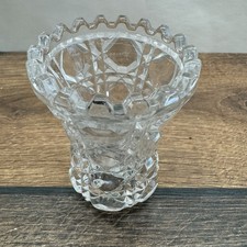 Vintage Pressglas Vase klein