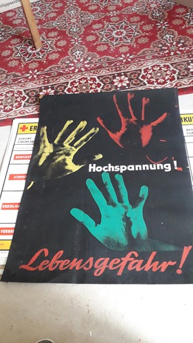 Schild hochspannung - dr,