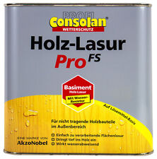 5 Liter Consolan Holzlasur Pro FS nussbaum Basiment Holz Lasur