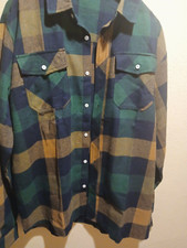 Flanellhemd Karohemd Holzfäller Arbeitshemd Flanell Hemd  Gr. XL NEU