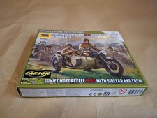 Zvezda 1/72 Soviet Motorcycle M72 with Sidecar and Crew OVP 6277
