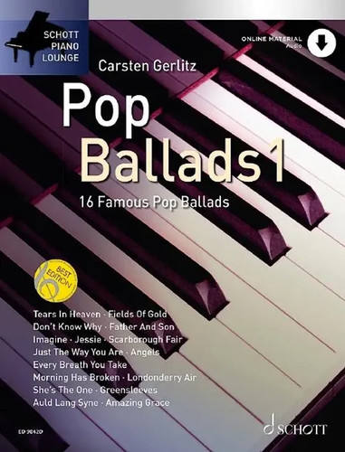 Pop ballads broschüre - ballads, |