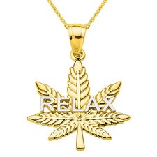 Gold Marihuana Cannabis Blatt