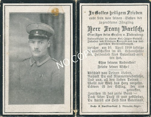 Foto sterbebild - wk, i