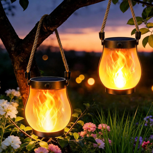 Stück flamme solar lantern - 2,