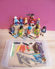 Playmobil Ski Schlittschuh Eishockey Winter Konvolut - 81 Teile