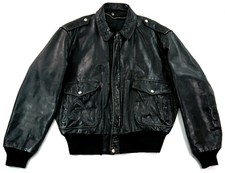 SCHOTT A-2 Aviator Flieger Piloten Top Gun Maverick Lederjacke Schwarz 56 XL