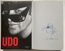 Udo Lindenberg SIGNIERT Buch Original Zeichnung Autogramm Unterschrift signed