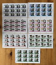 Briefmarken Privatpost WVD Chemnitz Zehnerbogen Sachsen berühmt postfrisch #1000