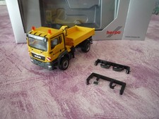 Herpa 940672 MAN TGS 2 achs Kipper mit Kran Leonhard Weiss  Maßstab 1:87  in OVP