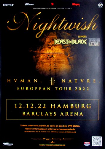 Nightwish 2022 beast in - -,