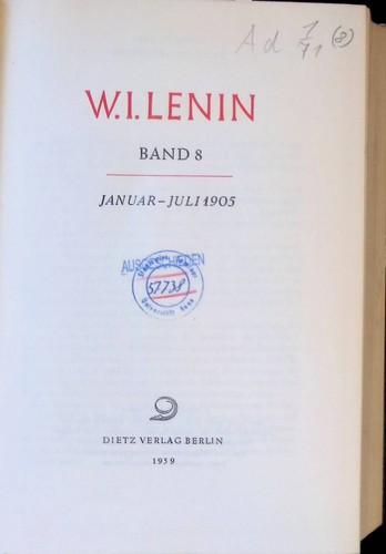 Lenin band januar - lenin,,