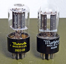 Konvolut 2x Röhre Motorola USA 6SN7GT / 6SN7 gut geprüft