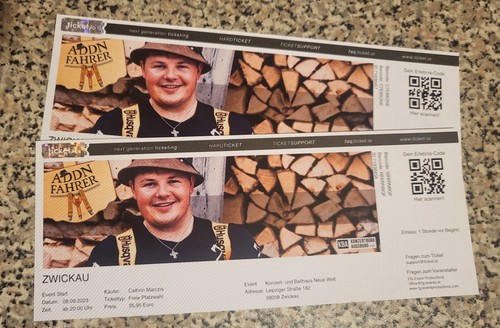 Tickets addnfahrer - tickets,