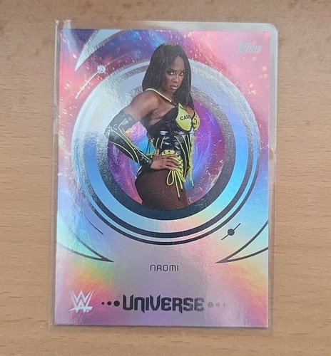 Wwe card naomi topps universe - card,
