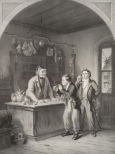 STRAUB (*1805) nach RHOMBERG (*1819), Vakanzfreuden junger Studenten, um 1840, L