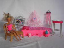 Mattel Barbie Bett Hund Lampe