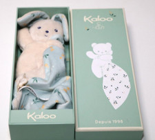 KALOO Carré Douceur Hasen-Schmusetuch Zitrusfrüchte Plüschtier Tuch 18 x 18cm