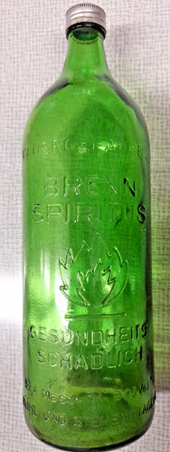 Flasche ddr brennspiritus 1 - ddr, ,