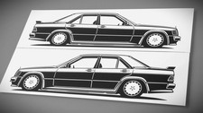 Mercedes 190E 2.3 16V Sticker