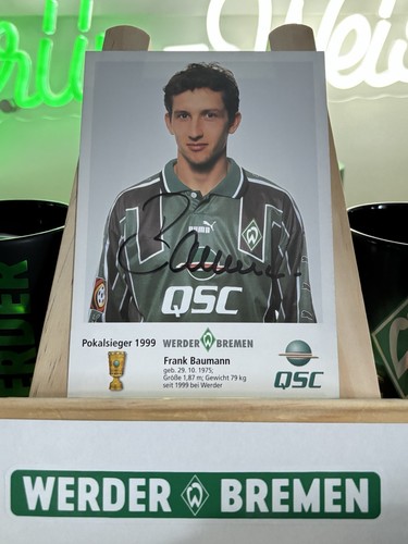 Werder bremen autogrammkarte - werder,