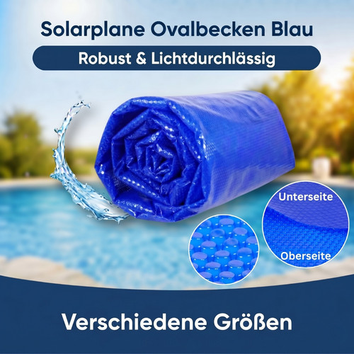 Pool solarfolie oval 400µm - pool,