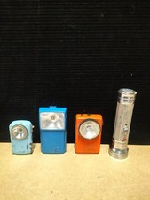 KONVOLUT 4 ALTE TASCHENLAMPE