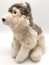 Plüsch Husky Hund Stofftier Kuscheltier  Plüschtier sitzend 24cm