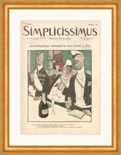 Titelseite der Nummer 12 von 1902 Bruno Paul Corps Borussia Simplicissimus 0326