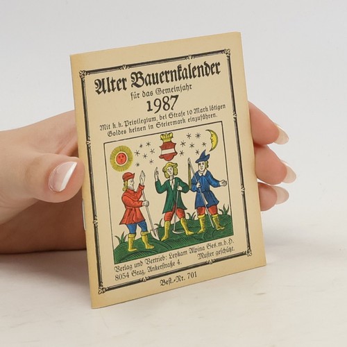 Alter bauernkalender für das - bauernkalender,