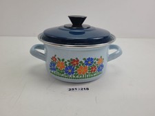 Kochtopf Emaille Blumenwiese