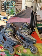 inline skates Kinder 37 bis 39 mit Rucksack und Protektoren
