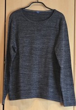 Cecil Strickpullover Gr. L, Baumwolle-Viskose-Mix, Schwarz-Meliert