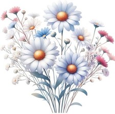 Aquarell Gänseblümchen Blume