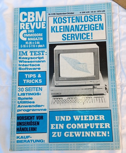 Zeitschrift commodore magazin - zeitschrift,