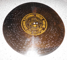 RAR O Tannenbaum Symphonion Platte 30cm Rococo christmas music box disc 11 3/4"