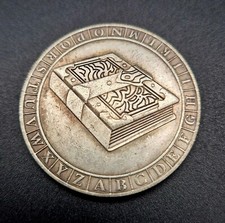 EDC Coin Münze 3,7cm Necronomicon Lovecraft Horror Paranormal Cthulhu