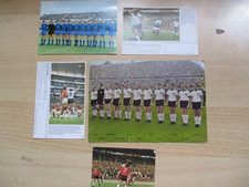 Konvolut 5 Sammelbilder Pinguin, Eikon, Bergmann Fussball, Huberty Album,WM 1966