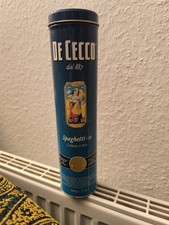 Metalldose Spaghetti de cecco Aufbewahrung Box Dose Vorrat Vorratsdose Retro