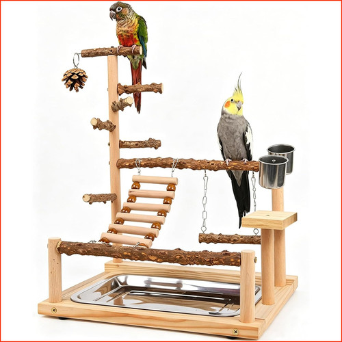 Vogel spielplatz holz mit - holz,