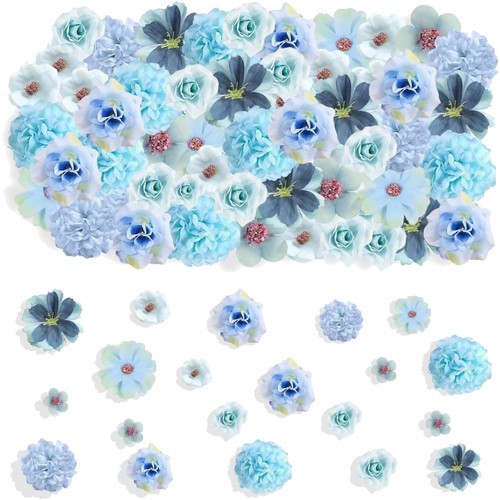 Stück blau kunstblumen - 50,