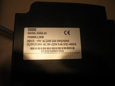 Frequenzumrichter 1 phasig auf