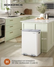 Mülleimer Küche, 2 x 30