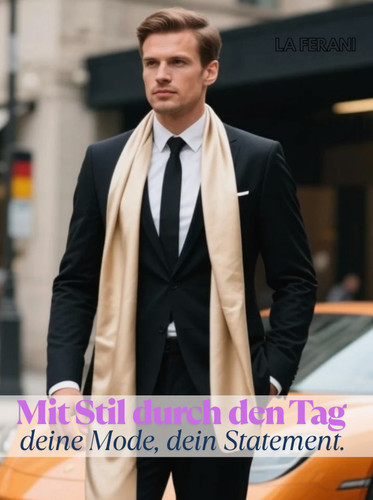 Herren grau halstuch - halstuch, 100%