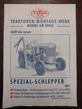 Original Titus / Primus Spezial Schlepper Prospekt U15 , U22, U35, U40, U60