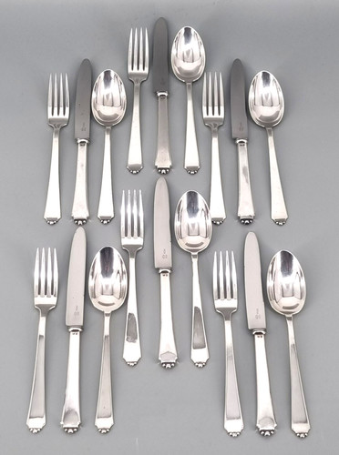 Art deco vorspeisebesteck - art,