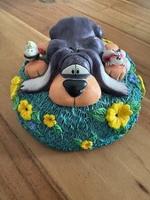 Diddl Spardose mit Hund auf